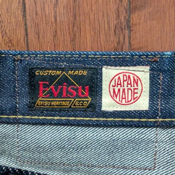 Evisu Heritage Denim No. 2 Selvedge Jeans Lot 2017 Made in Japan - Size 32 - Picture 7 of 11